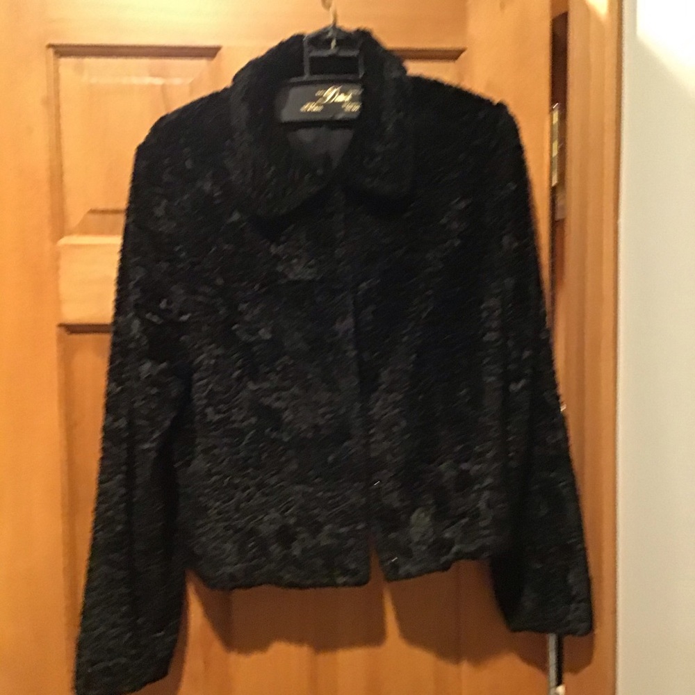 Faux lambs wool jacket
